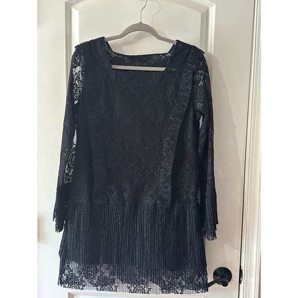 Different Regard Baltimore Boutique Brand Size Medium Black Lace Dress - Picture 3 of 7